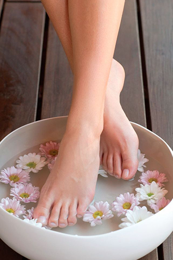 Luxury pedicure service at Mango Nail & Spa in Tampa FL